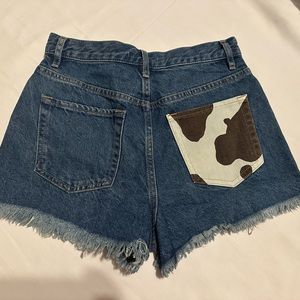 PacSun Size 27 Vintage High Rise Cow Shorts